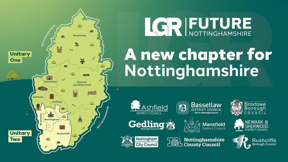 Nottinghamshire councils to merge into two unitary authoriti — Mansfield news photo